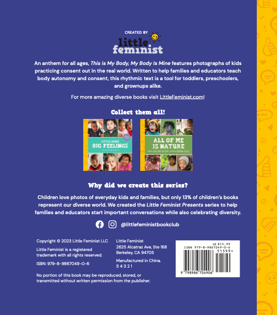This Is My Body I Get To Choose - back cover