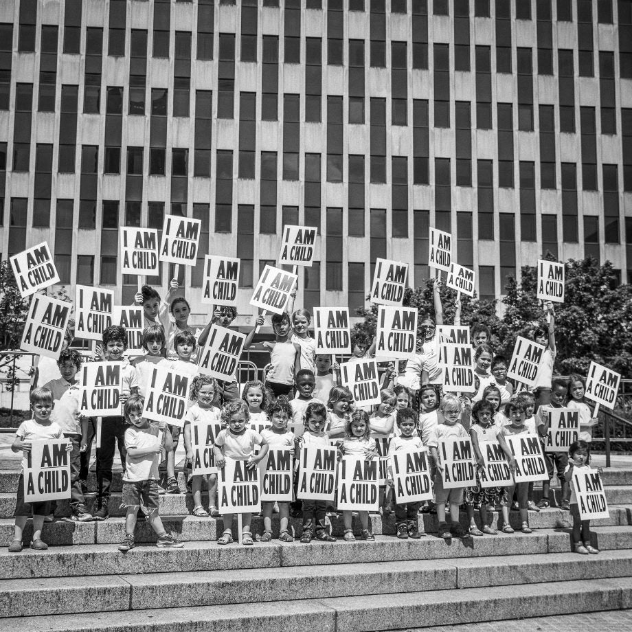 I Am A Child immigration protest photo