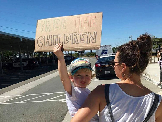 How to Talk to Kids About Immigration protest photo