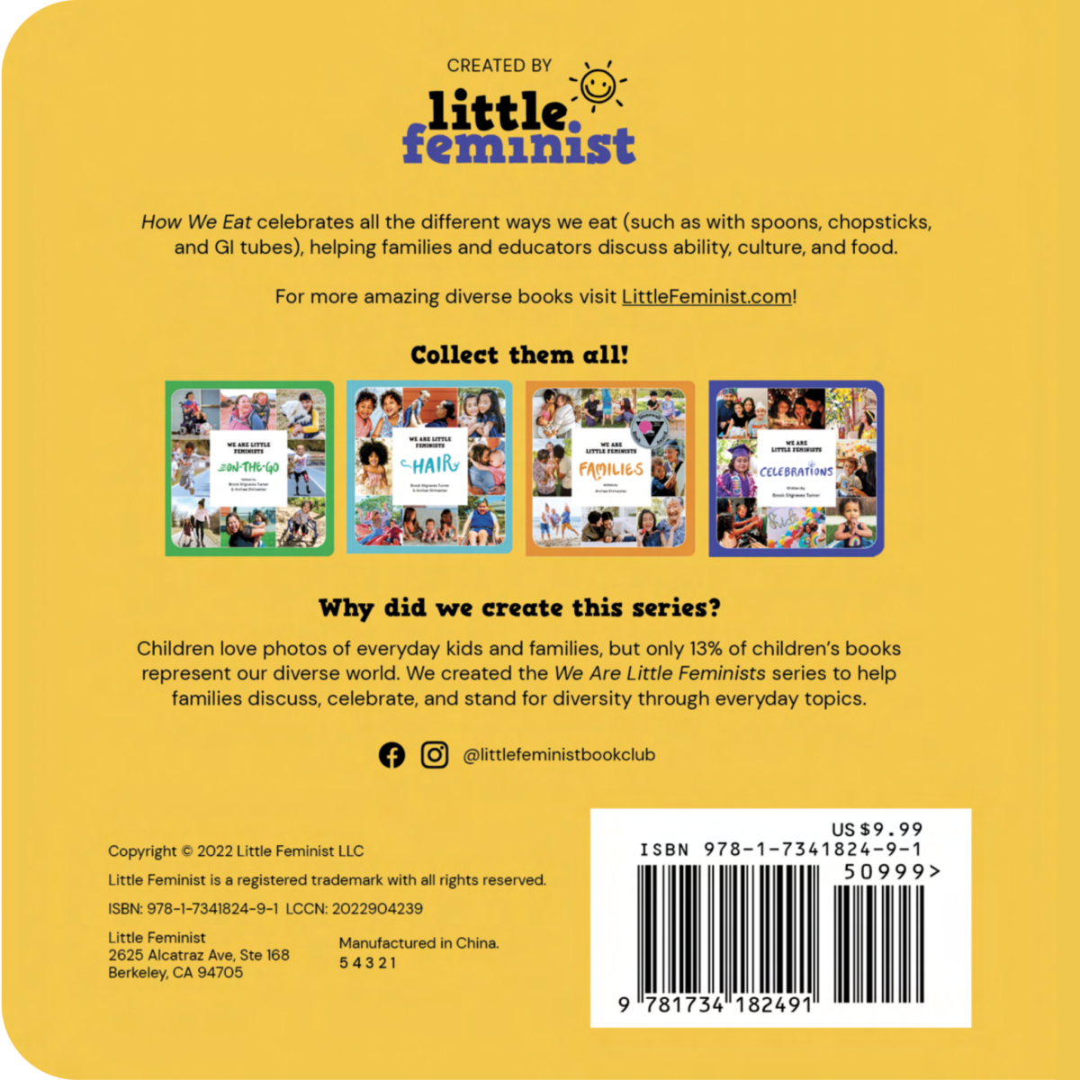 How We Eat, back cover