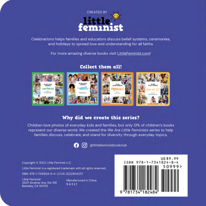 Celebrations, back cover