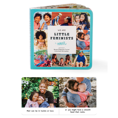 We Are Little Feminists: Hair cover with interior spread