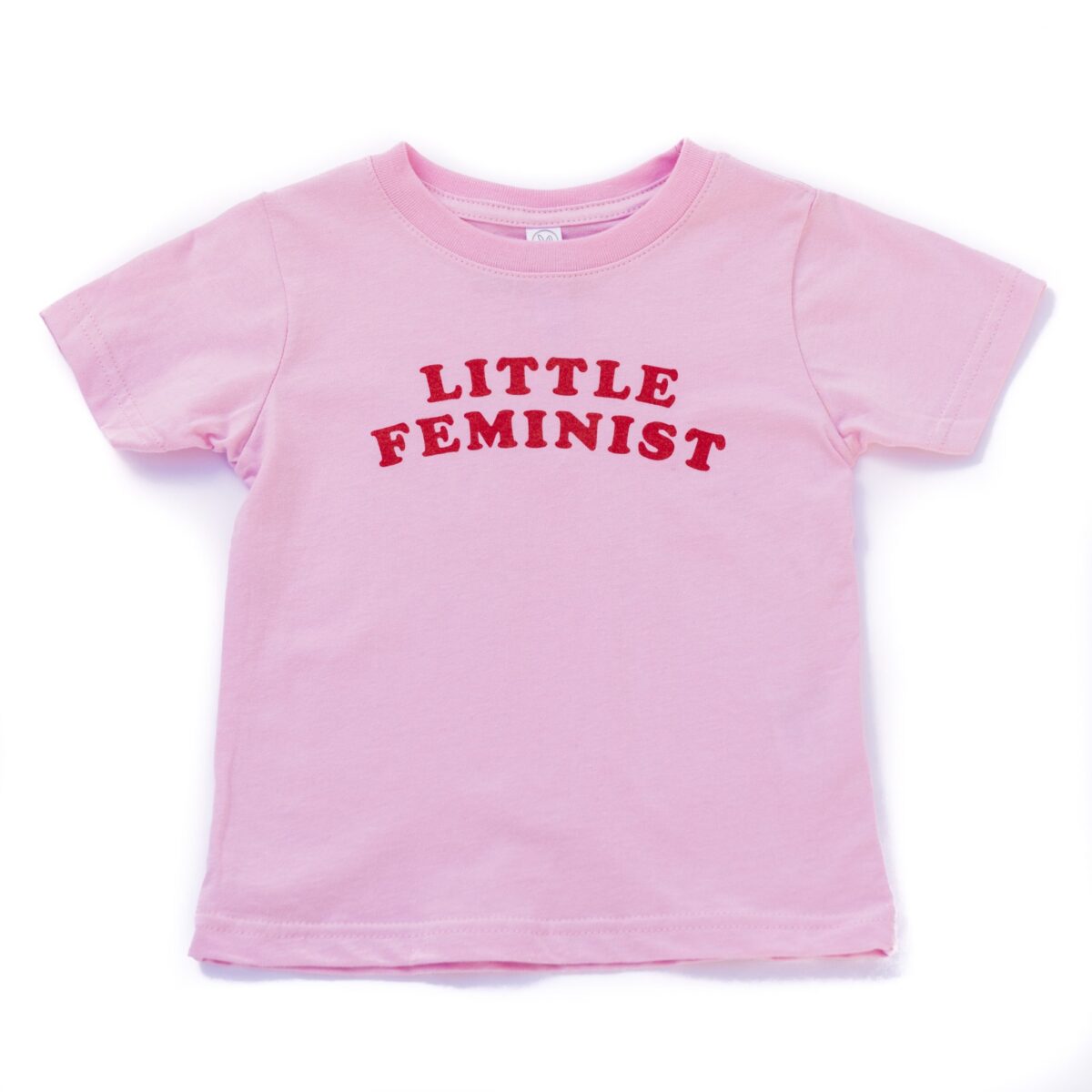 Little Feminist pink kid's shirt