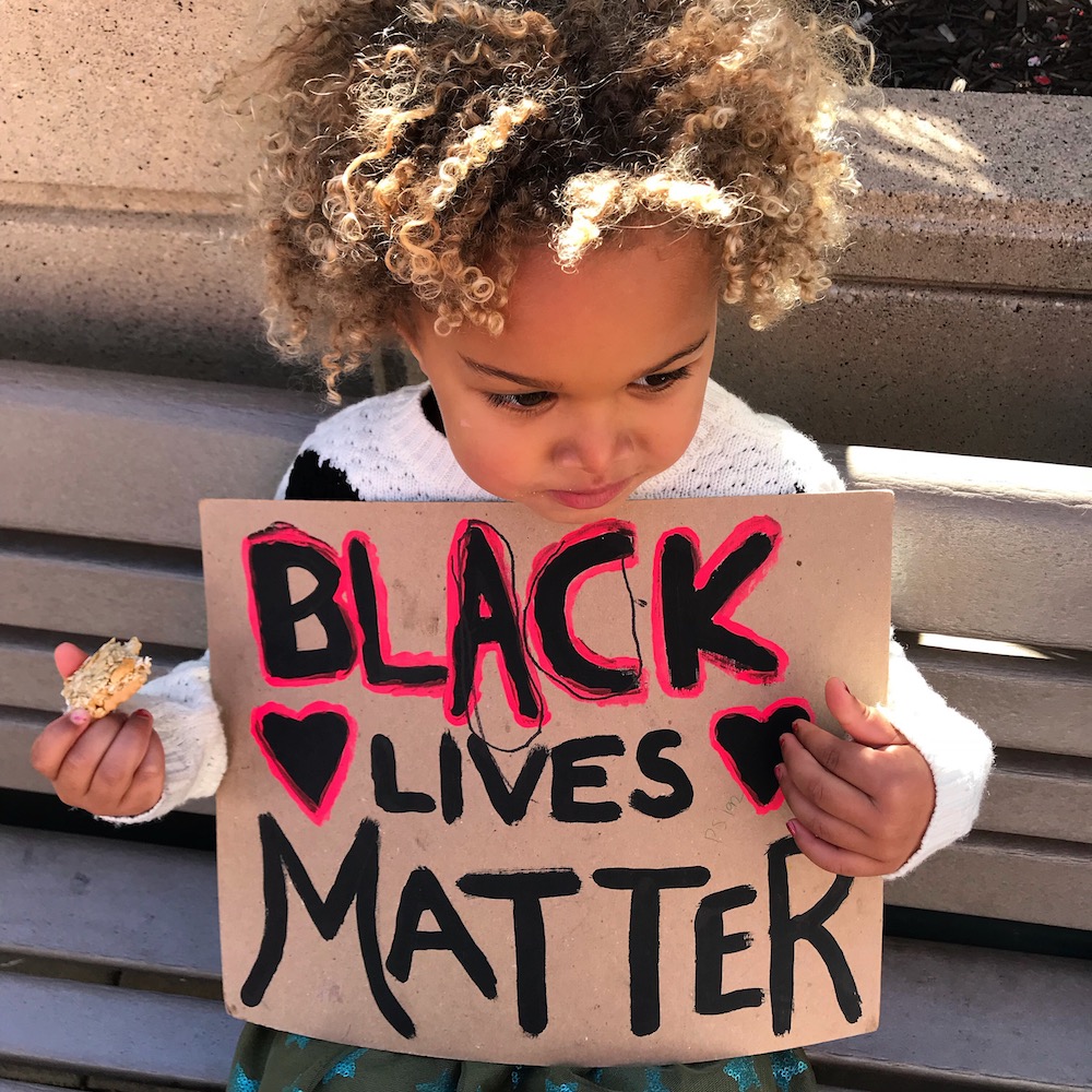 black lives matter how to photo with kids